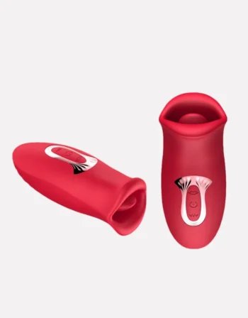 LM Biting Mouth Tongue Clit Vibrator Sex Toy