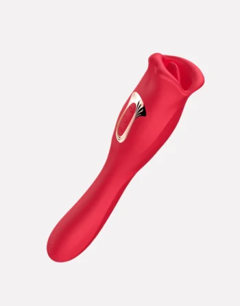 LM Biting Mouth Vibrating Tongue Clit Stimulator G-spot Vibrator