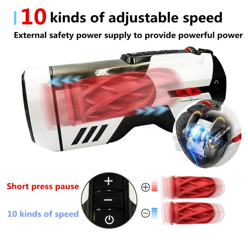 Leten 708 Pro 10 Telescopic Male Masturbator