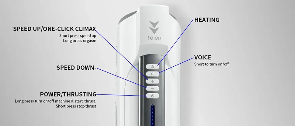 Leten A380 III Pro Automatic Piston Telescopic Male Masturbation
