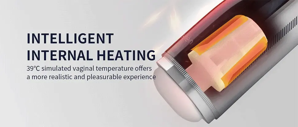 Leten A380 IV Piston 10 Thrusting Smart Heating Male Masturbator