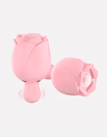 S-HANDE Double Sided Rose Sucking Virbrator Adult Toy