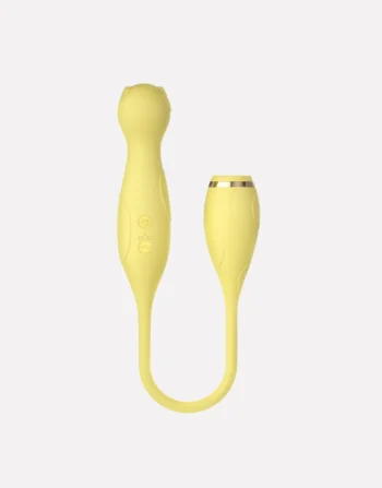 LILO Cute Cat Double-Headed Vibrator with Sucking Massage
