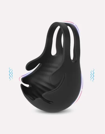 S-HANDE Remote Control Silicone Cock Ring Testicular Stimulator