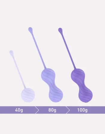 S-Hande ALICE Silicone Kegel Exercise Ben Wa Balls Set